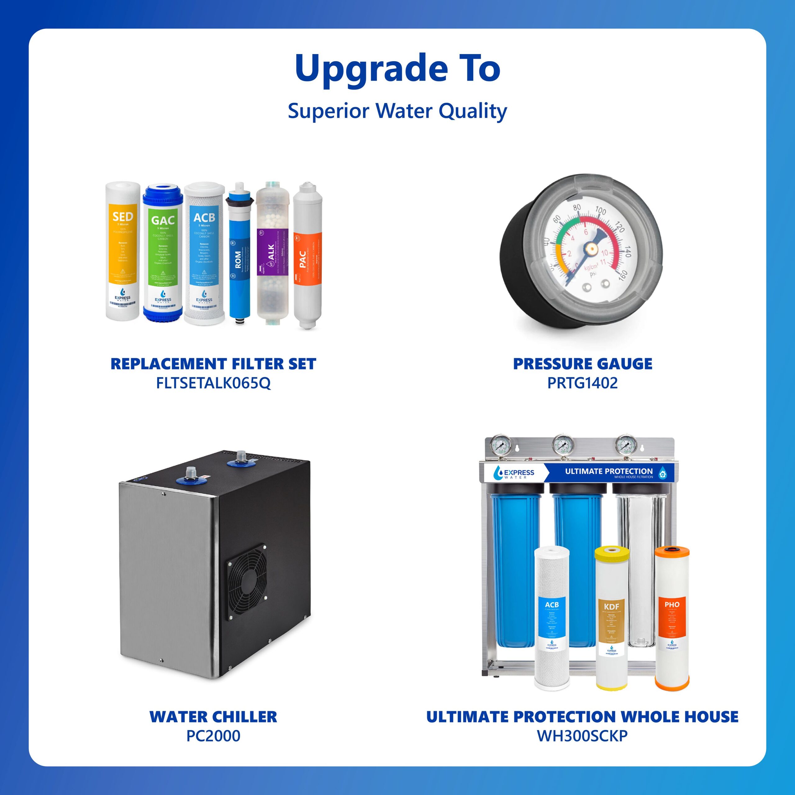 Express Water ROALK5D 6-stage Multi-method Reverse Osmosis Filtration System Express Water ROALK5D 6-stage Multi-method Reverse Osmosis Filtration System - Image 2