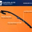 Bakblade 2.0 Back Shavers for Men, DIY Hair Shaver, Safety Blade Technology & Ergonomic Handle, Wet & Dry Shaving
