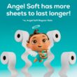 Angel Soft Toilet Paper with Fresh Lavender Scented Tube, 48 Mega Rolls = 192 Regular Rolls, Soft and Strong Toilet Tissue