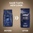 Lavazza Super Crema Whole Bean Coffee Blend, Medium Espresso Roast, 4.4 .lbs, 2 Pack