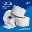 Scott Professional 100% Recycled Fiber High-Capacity Jumbo Roll Bulk Toilet Paper, 2-Ply, White,(12 Rolls at 1,000' Each, 12,000'/Case)