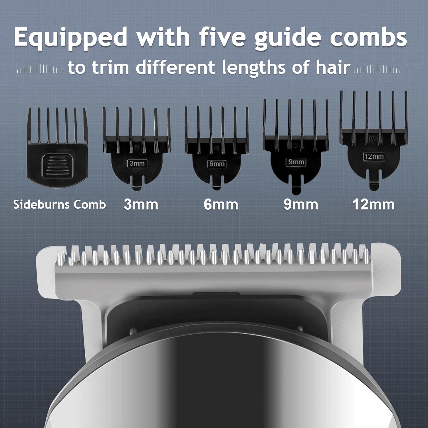 Ufree Beard Trimmer for Men, Waterproof Electric Razor for Nose, Body, Face and Mustache, Cordless Hair Clippers Shavers Ufree Beard Trimmer for Men, Waterproof Electric Razor for Nose, Body, Face and Mustache, Cordless Hair Clippers Shavers - Image 2