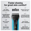 Braun Electric Series 3 Razor with Precision Trimmer, Rechargeable, Wet & Dry Foil Shaver for Men, Blue/Black, 4 Piece Braun Electric Series 3 Razor with Precision Trimmer, Rechargeable, Wet & Dry Foil Shaver for Men, Blue/Black, 4 Piece