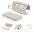 BABY BOOTH Bath Kneeler with Elbow Rest Pad Set, 1.75 inch Thick Kneeling Pad and Elbow Support for Knee Arm Support, Beige