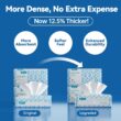 Winner Soft Face Towels, USA Cotton Dry Wipes, 600 Count Unscented Cotton Tissues for Sensitive Skin, 6 Pack