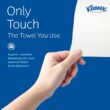 Kleenex C-Fold Paper Towels, Bulk (01500), Absorbent, White (150 Sheets/Pack, 16 Packs/Case, 2,400 Sheet Total)
