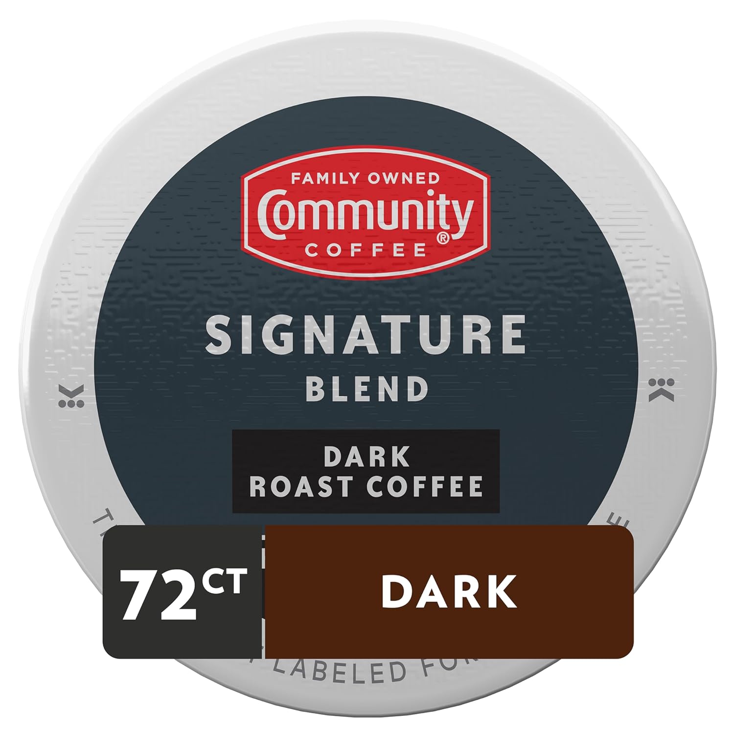 Community Coffee Signature Blend 72 Count Coffee Pods, Dark Roast, Compatible with Keurig 2.0 K-Cup Brewers, 12 Count (Pack of 6) Community Coffee Signature Blend 72 Count Coffee Pods, Dark Roast, Compatible with Keurig 2.0 K-Cup Brewers, 12 Count (Pack of 6) - Image 2