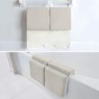 BABY BOOTH Bath Kneeler with Elbow Rest Pad Set, 1.75 inch Thick Kneeling Pad and Elbow Support for Knee Arm Support, Beige