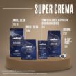 Lavazza Super Crema Whole Bean Coffee, Medium Espresso Roast, Arabica and Robusta Blend, 22 oz Bag (Pack of 6) Lavazza Super Crema Whole Bean Coffee, Medium Espresso Roast, Arabica and Robusta Blend, 22 oz Bag (Pack of 6)