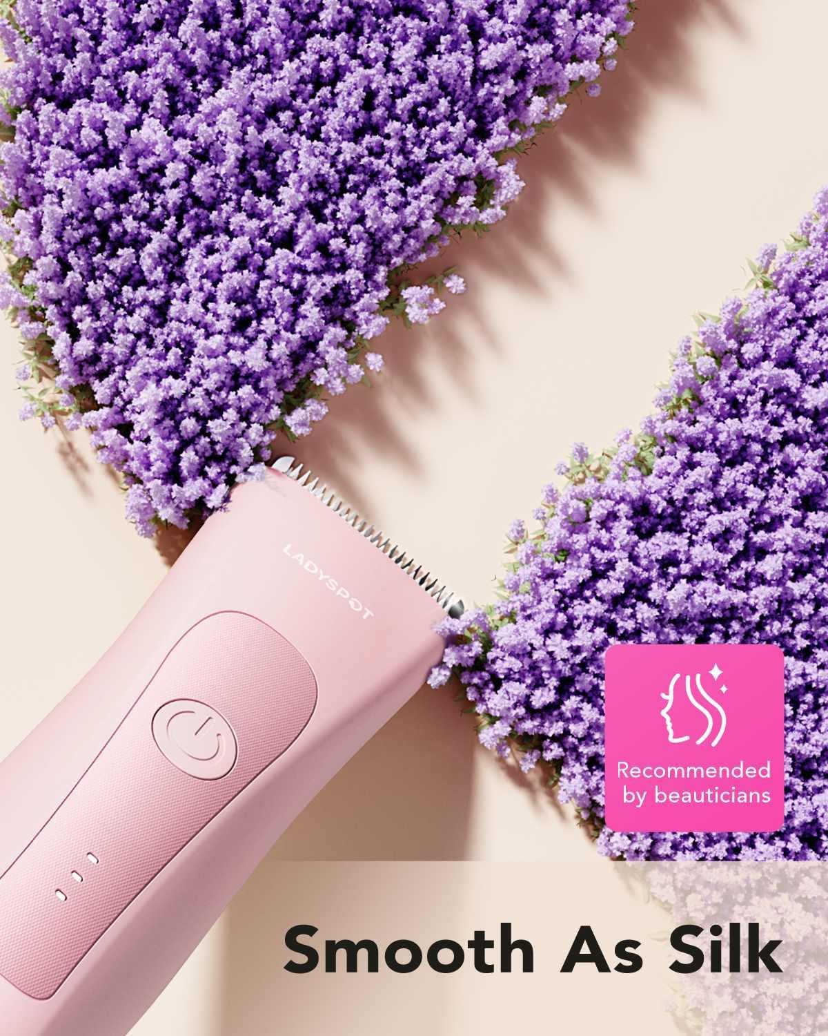 LADYSPOT Electric Shaver for Women, Women Shaving & Grooming Sets, with 3 Guard and Replaceable Ceramic Blade Heads LADYSPOT Electric Shaver for Women, Women Shaving & Grooming Sets, with 3 Guard and Replaceable Ceramic Blade Heads - Image 6