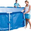 Bestway Steel Pro Round Above Ground Outdoor Backyard Swimming Pool, Size: 15' x 15' x 48"