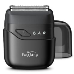 Brightup Compact Travel Shavers for Men, Portable Mini Foil Shaver USB-C Rechargeable Electric Razor