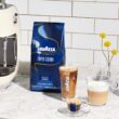 Lavazza Super Crema Whole Bean Coffee Blend, Medium Espresso Roast, 4.4 .lbs, 2 Pack