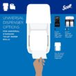 Scott Professional Standard Roll Bulk Toilet Paper (04460), 2-Ply, Elevated Design, White, (80 Rolls of 550 Sheets, 44,000 Sheet Total)