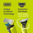 Philips Norelco OneBlade 360 with Connectivity Hybrid Face, Electric Beard Trimmer, Shaver with 360 Blade Tech & 1hr Fast Charge
