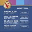 Victor Allen's Coffee Variety Pack (Morning Blend, 100% Colombian, Donut Shop Blend, and French Roast), 96 Count, Single Serve Coffee Pods