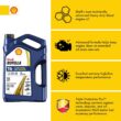 Shell Rotella T6 Full Synthetic 5W-40 Motor Oil, 1 Gallon (3 Pack)