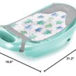 Summer Infant Splish 'n Splash Newborn to Toddler Tub (Aqua) - 3 Stage Tub for Newborns, Infants, and Toddlers