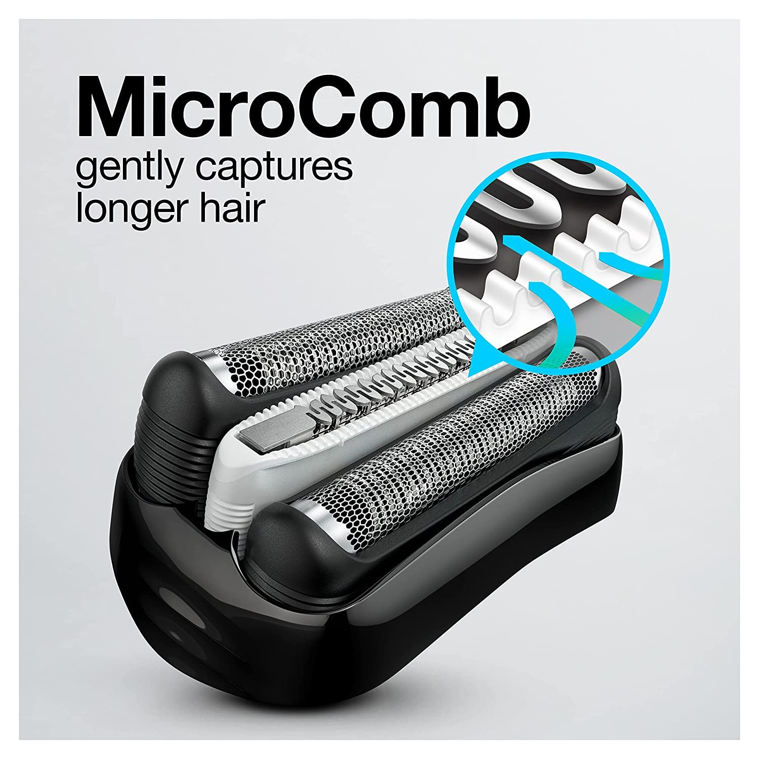 Braun Electric Series 3 Razor with Precision Trimmer, Rechargeable, Wet & Dry Foil Shaver for Men, Blue/Black, 4 Piece Braun Electric Series 3 Razor with Precision Trimmer, Rechargeable, Wet & Dry Foil Shaver for Men, Blue/Black, 4 Piece - Image 6