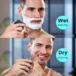 Brightup Compact Travel Shavers for Men, Portable Mini Foil Shaver USB-C Rechargeable Electric Razor