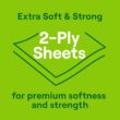 Seventh Generation Toilet Paper Recycled Bath Tissue 4-Pack 100% Recycled Paper 2-ply without Chlorine Bleach 12 Rolls