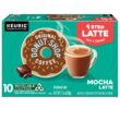 The Original Donut Shop Mocha One-Step Latte, Single Serve Coffee K-Cup Pod, Flavored Coffee, 60 Count (6 Packs of 10)