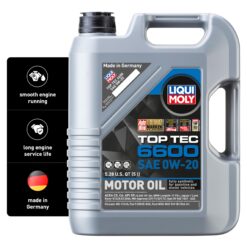 Liqui Moly Top Tec 6600 SAE 0W-20, Fully synthetic engine oil, 5 Liter, SKU: 22046
