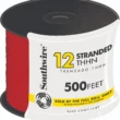 Southwire 500-Feet 12 -AWG Red Stranded Copper THHN wire ( By-the-roll )