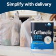 Cottonelle Ultra Clean Toilet Paper with Active CleaningRipples Texture, Strong Bath Tissue, 24 Family Mega Rolls (4 Packs of 6)