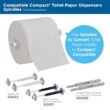 Georgia-Pacific Angel Soft Professional Series Compact Premium Embossed Coreless 2-Ply High-Capacity Toilet Paper by GP PRO,White