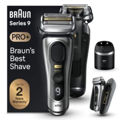 Braun Series 9 PRO+ 9577cc Electric Razor for Men, 5 Pro Shave Elements & Precision Long Hair Trimmer, 6in1 SmartCare Center