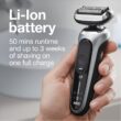 Braun Series 7 7032cs Flex Electric Razor for Men, Wet & Dry, Electric Razor, Cordless Foil Shaver, Silver