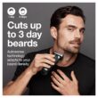 Braun Electric Razor for Men With Precision Beard Trimmer, Rechargeable, Wet & Dry Foil Shaver, Silver, 3 Piece Set