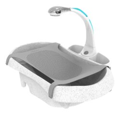 The First Years Rain Shower Baby Bath Tub Set - Includes Convertible Bath Tub and Sling with Soothing Spray