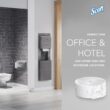 Scott Professional Coreless High-Capacity Jumbo Roll Bulk Toilet Paper (07006), 2-Ply, Elevated Design, White