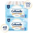 Cottonelle Professional Standard Roll Bulk Toilet Paper (12456), White (48 Rolls of 170 Sheets, 8,160 Sheet Total)