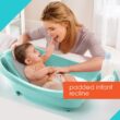 Summer Infant Splish 'n Splash Newborn to Toddler Tub (Aqua) - 3 Stage Tub for Newborns, Infants, and Toddlers