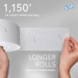 Scott Professional Coreless High-Capacity Jumbo Roll Bulk Toilet Paper (07006), 2-Ply, Elevated Design, White