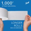 Scott Professional 100% Recycled Fiber High-Capacity Jumbo Roll Bulk Toilet Paper, 2-Ply, White,(12 Rolls at 1,000' Each, 12,000'/Case)
