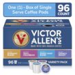 Victor Allen's Coffee Variety Pack (Morning Blend, 100% Colombian, Donut Shop Blend, and French Roast), 96 Count, Single Serve Coffee Pods
