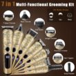 Ufree Gifts for Men, Beard Trimmer with Charging Stand, IPX7 Waterproof Electric Razor Shavers for Men