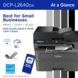 Brother Wireless DCP-L2640DW Compact Monochrome Multi-Function Laser Printer with Print, Copy and Scan, Duplex and Mobile Printing