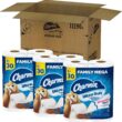 Charmin Toilet Paper Ultra Soft Cushiony Touch, 18 Family Mega Rolls = 90 Regular Rolls