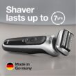 Braun Series 7 7032cs Flex Electric Razor for Men, Wet & Dry, Electric Razor, Cordless Foil Shaver, Silver
