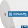 Georgia-Pacific Angel Soft Professional Series Compact Premium Embossed Coreless 2-Ply High-Capacity Toilet Paper by GP PRO,White