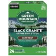 Green Mountain Coffee Roasters Black Granite, Keurig Single Serve K-Cup Pods, Espresso Style Dark Roast, 96 Count