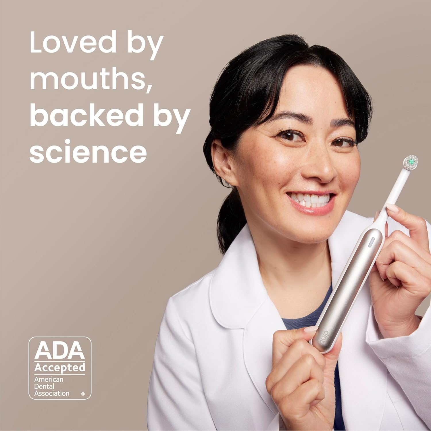 Quip 360 Oscillating Rechargeable Electric Toothbrush with Extra Brush Head - Blue Stone Quip 360 Oscillating Rechargeable Electric Toothbrush with Extra Brush Head - Blue Stone - Image 2