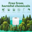 Caboo Tree Free Toilet Paper, Septic Safe Toilet Tissue, Eco Friendly, Pack of 24 Double Rolls, 300 Sheets Per Roll