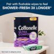 Cottonelle Ultra Comfort Toilet Paper with Cushiony CleaningRipples Texture, 32 Family Mega Rolls