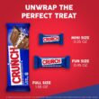 CRUNCH Bulk 18 Pack, Milk Chocolate and Crisped Rice, Full Size Holiday Candy Bars, Stocking Stuffers, Individually Wrapped, 1.55 oz Each